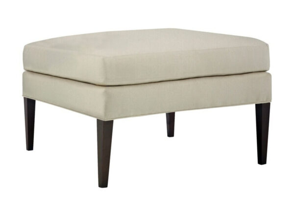 Maud Ottoman with Tapered Legs