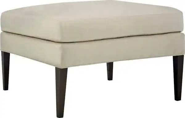 Maud Ottoman with Tapered Legs