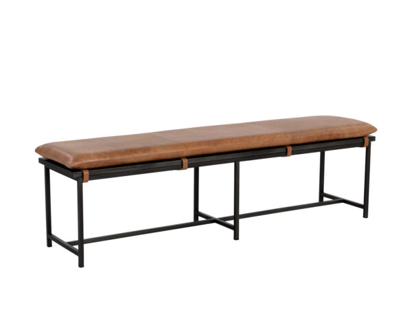 Zancor Leather Bench