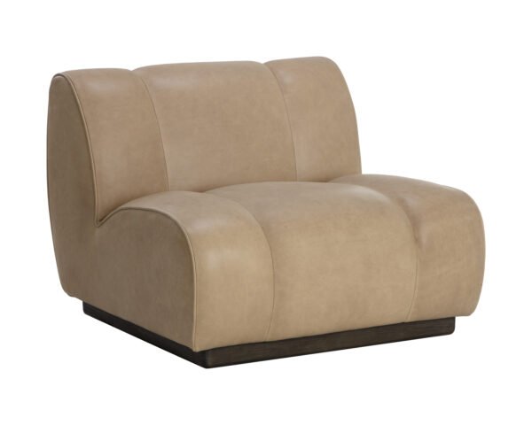 Blaise Leather Swivel Lounge Chair