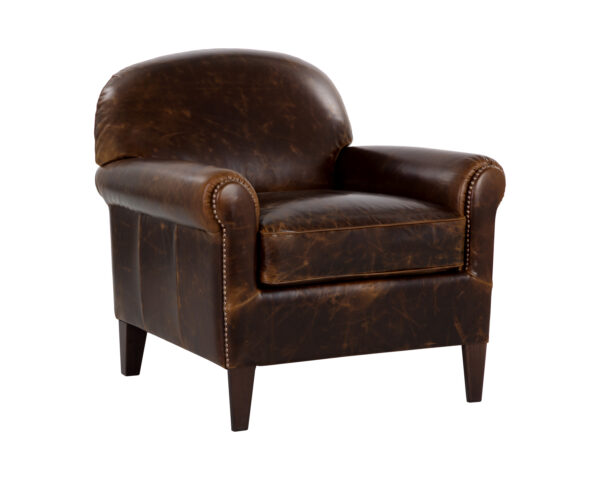 Bastoni Leather Lounge Chair