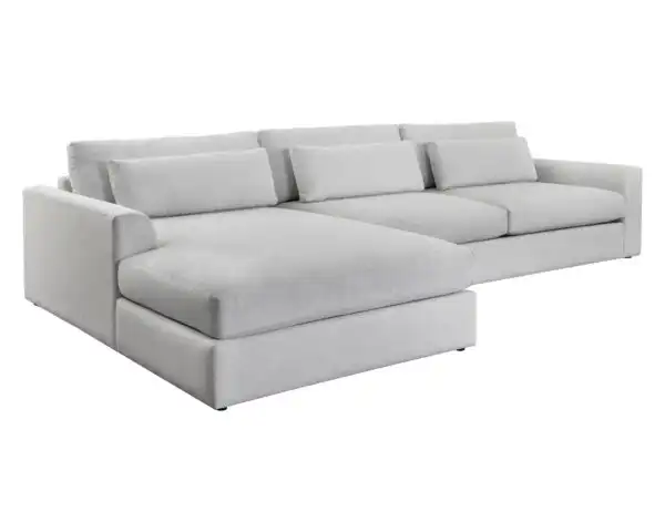 Merrick Leather Sofa Chaise