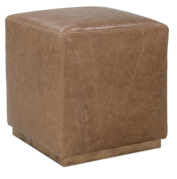 Dena Accent Ottoman - Leather