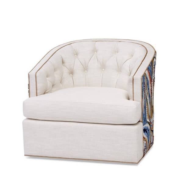 Bardot Tufted Swivel Chair