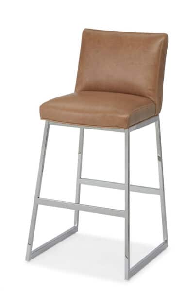 Ines Chrome Bar Stool