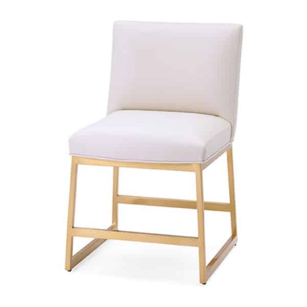 Ines Brass Side Chair