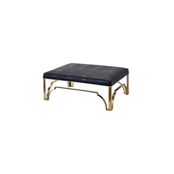 Cyra Brass Ottoman
