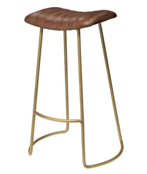 Theo Leather Bar + Counter Stool