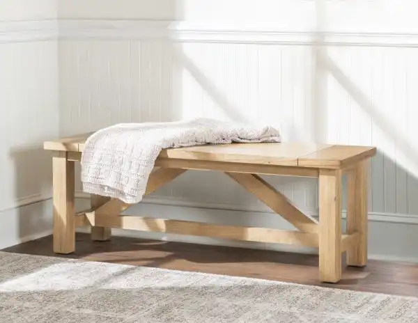 XXX’s & OOO’s Wooden Bed Bench