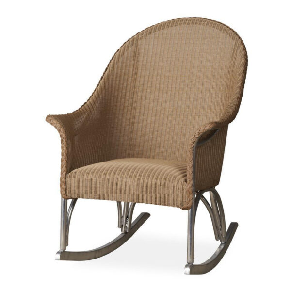 High Back Porch Rocker with Padded Seat