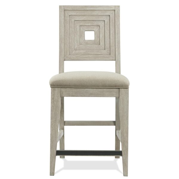 Cascade Uph Wood Back Counter Stool, 2 per carton