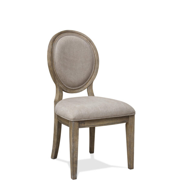 Sonora Upholstered Oval Side Chair, 2 per carton