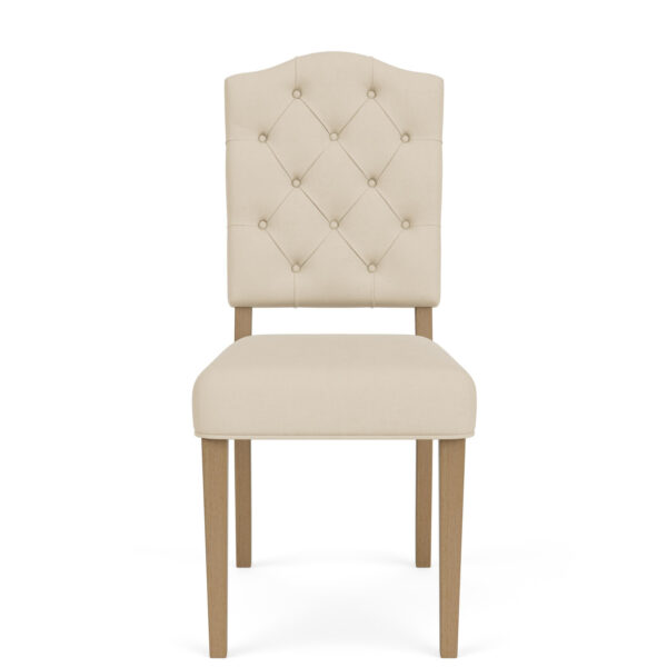 Mix-N-Match Button Tufted Upholstered Dining Chair