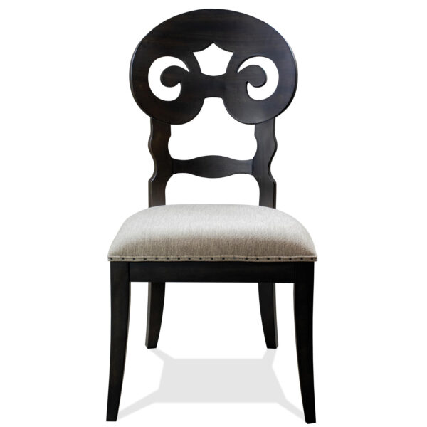 Mix-N-Match Scroll Upholstered Side Chair