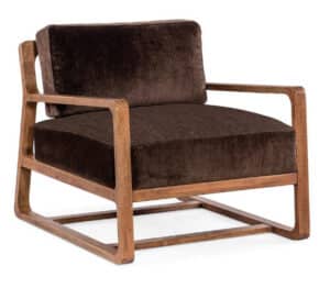Moraine Accent Chair - Vintage Natural, Marcella Chocolate