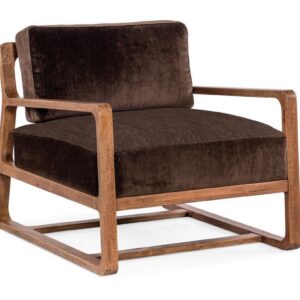 Moraine Accent Chair - Vintage Natural, Marcella Chocolate
