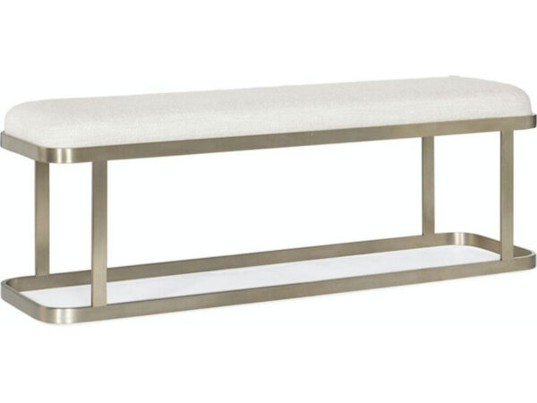 Linville Falls River Branch Upholstered Bench
