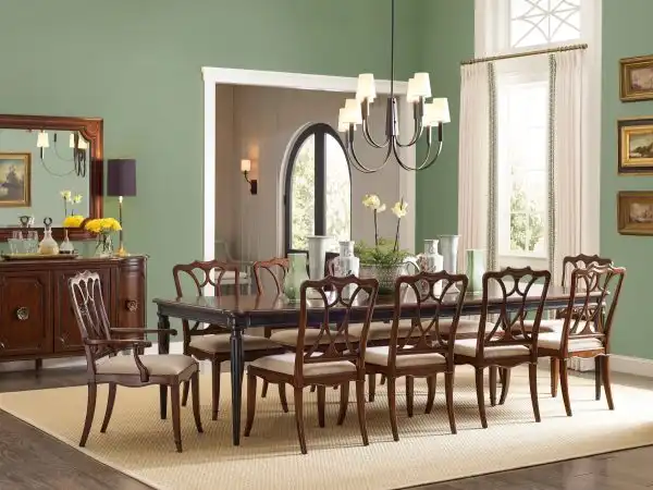 Charleston Upholstered Seat Arm + Side Chair, Qty of 2