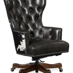 Katherine Executive Swivel Tilt Chair - Legendary Graphite, Black & White, Dark Natchez Brown