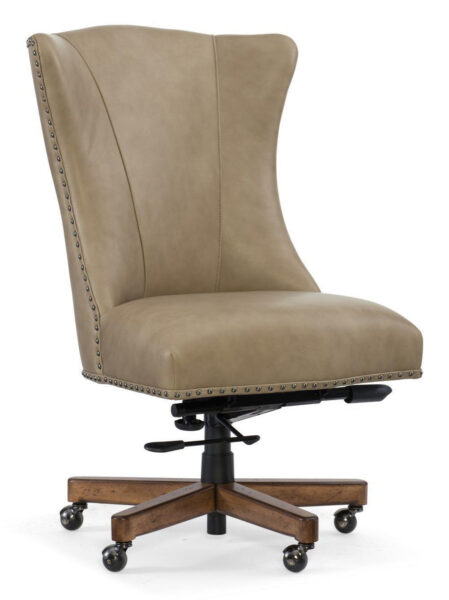 Lynn Executive Swivel Tilt Chair - Caruso Falvo, Chestnut