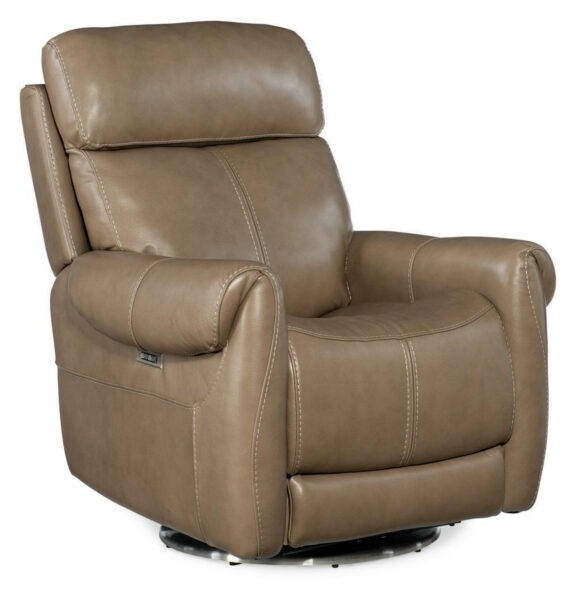 Sterling Swivel Recliner - Pesaro Clay