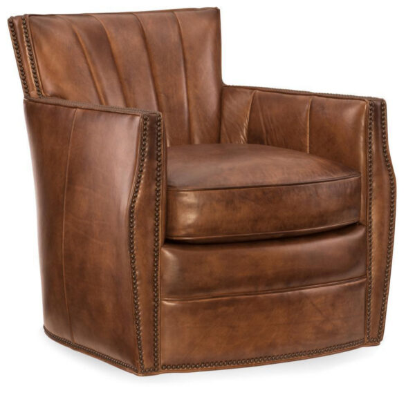 Carson Swivel Club Chair - Checkmate Rook