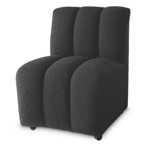 Kelly Dining Chair - Boucle Black