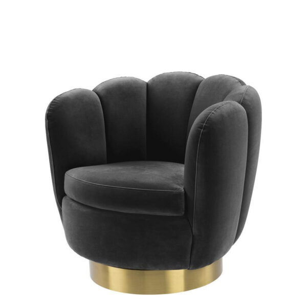 Mirage Swivel Chair - Savona Dark Grey