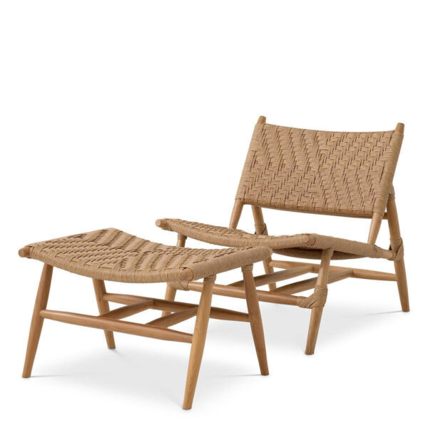 Laroc Outdoor Chair & Foot Stool