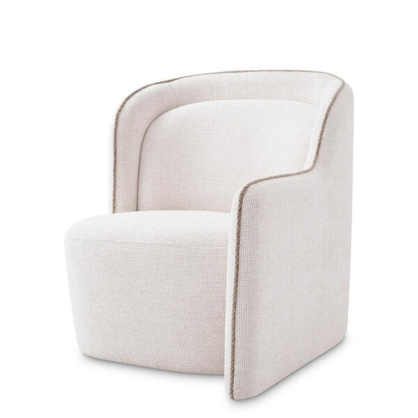 Barrier Chair - Right, Lyssa Off-White
