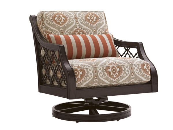 Black Sands Swivel Rocker Chair