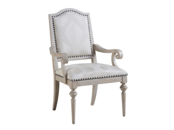 Aidan Upholstered Dining Chair - With Arm, Dune, Customizable