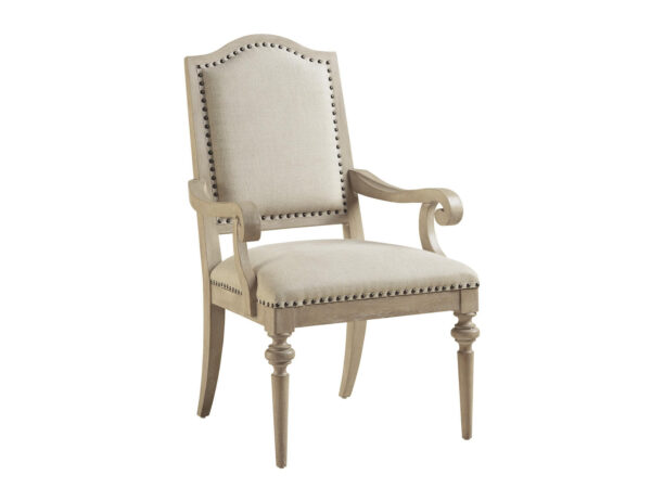 Aidan Upholstered Dining Arm + Side Chair