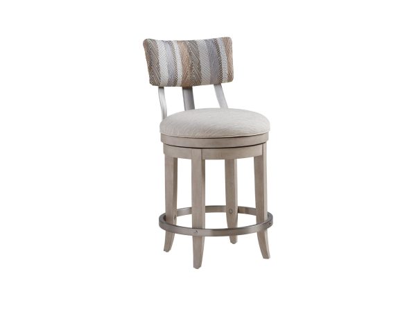 Cliffside Swivel Upholstered Bar and Counter Stool