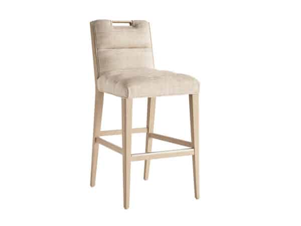 Greer Channeled Upholstered Bar and Counter Stool