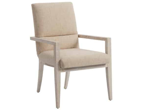 Palmero Upholstered Dining Arm + Side Chair