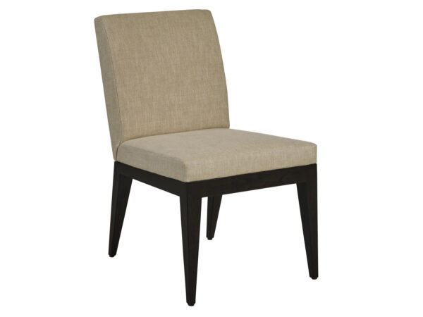 Murano Upholstered Side Chair - Armless Chair, Tunis, Carlton