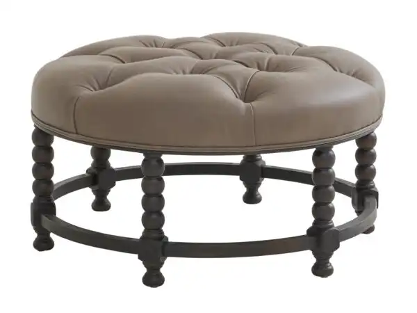 Hanover Tufted Top Ottoman