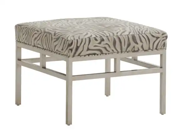 Lucca Metal Ottoman
