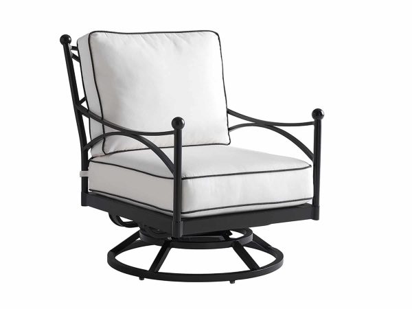 Pavlova Swivel Lounge Chair with Cushion