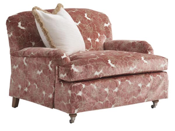 Athos Chair with Pewter Casters