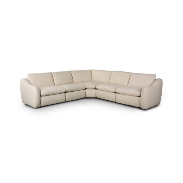 Crawford Power Recliner 5 Piece Sectional Sofa