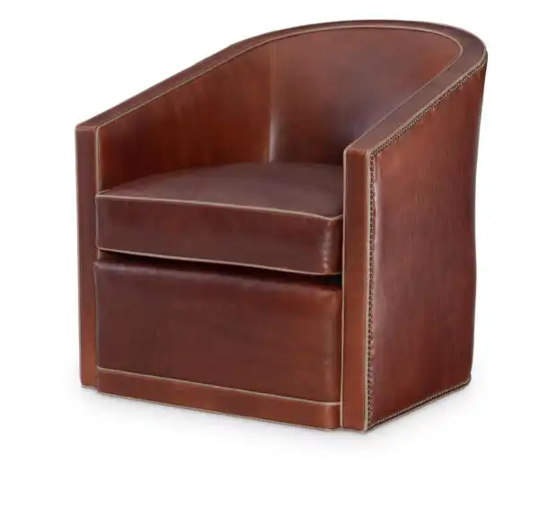 Radcliffe Leather Swivel Chair
