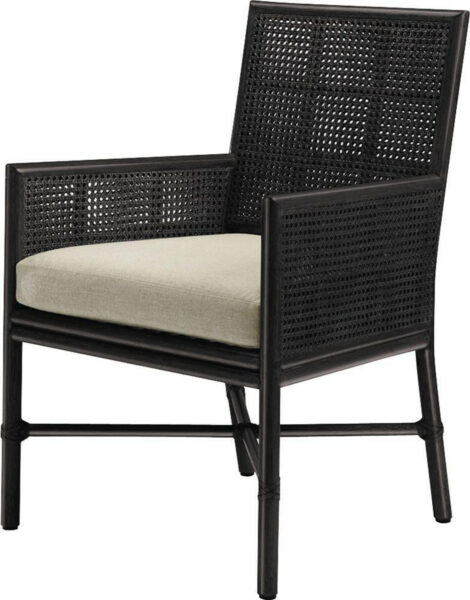 Square Back Caned Armchair
