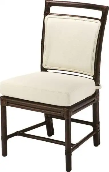 Rattan Target Upholstered Back Side Chair