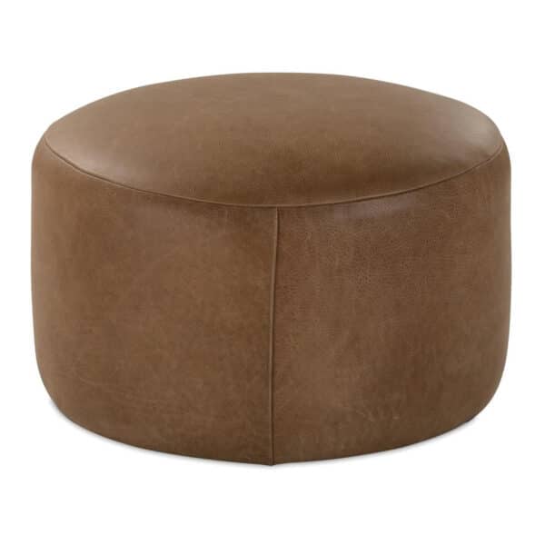 Cleo Leather Ottoman
