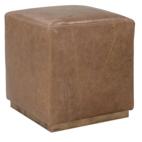 Dena Leather Ottoman