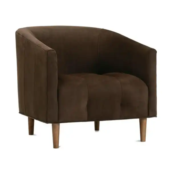 Pate Leather Accent Chair