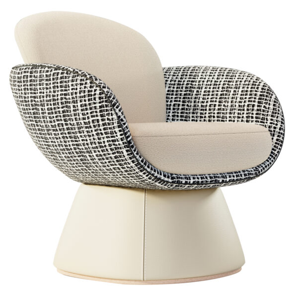 Gem Upholstered Swivel Chair