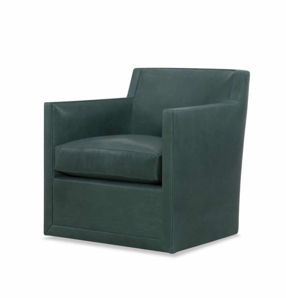 Thedford Leather Swivel Chair